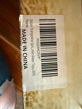 Trampoline Sprinkler Water Toy - Beige